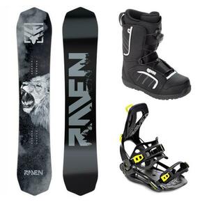 Raven Lion snowboard + Raven RAGE Fastec FT360 black/lime vázání + Raven Target ATOP obuv - 145 cm + XL (EU 43-46) obraz