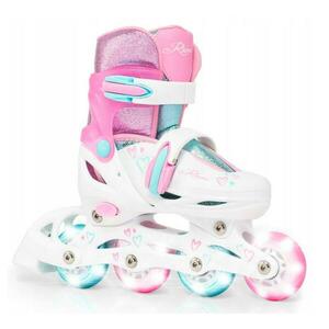 Raven Loret Glitter White/Mint/Pink - EU 34-37 obraz