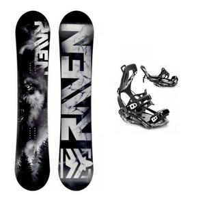 Raven Lupus pánský snowboard + Raven FT360 black vázání + sleva 400, - na příslušenství - 170 cm Wide + L (EU 41-44) obraz