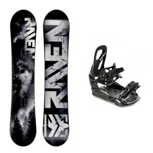 Raven Lupus pánský snowboard + Raven S230 Black vázání + sleva 300, - na příslušenství - 170 cm Wide + vázání M/L (EU 41-47) obraz