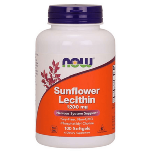NOW foods Sunflower Lecithin 1200mg obraz