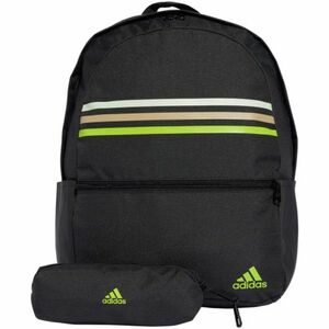 Batoh ADIDAS-CLASSIC 3S PC BLACK/SSLIME obraz