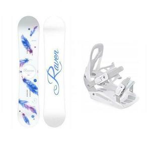 Raven Mia White dámský snowboard + Raven S230 White vázání - 150 cm + vázání S/M (EU 37-42) obraz