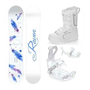 Raven Mia White snowboard + Raven Fastec FT360 white vázání + Raven Pearl white boty - 150 cm + M (EU 39-42) obraz