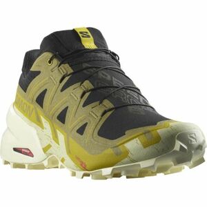 Pánská běžecká trailová obuv SALOMON-Speedcross 6 black/cress green/transparent yellow obraz