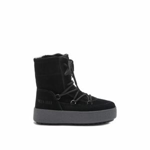 Dívčí vysoké zimní boty MOON BOOT-JTRACK LACE SUEDE, 003 black obraz