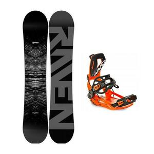 Raven Mystic snowboard + Raven Fastec FT360 orange vázání + sleva 300, - na příslušenství - 158W cm + XL (EU 43-46) obraz