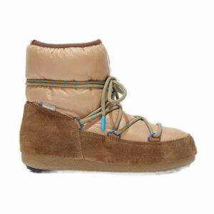 Dívčí nízké zimní boty MOON BOOT-JR GIRL LOW SUEDE NY, 001 brown obraz