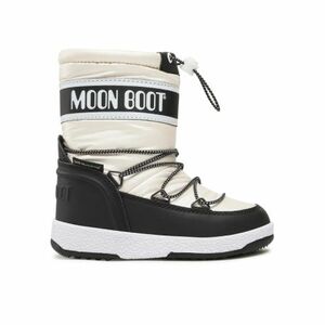 Chlapecké vysoké zimní boty MOON BOOT-JR BOY SPORT, 002 black/white obraz