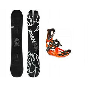 Raven PRO OpenMind Carbon snowboard + Raven RAGE Fastec FT360 orange vázání - 145 cm + XL (EU 43-46) obraz