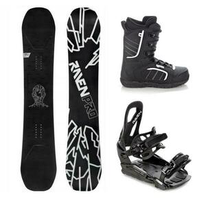 Raven PRO OpenMind Carbon snowboard + Raven S230 Black vázání + Raven Target obuv - 145 cm + vázání M/L (EU 41-47) obraz