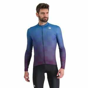 Pánský cyklistický dres s dlouhým rukávem SPORTFUL-Rocket thermal jersey, blue denim nightshade obraz