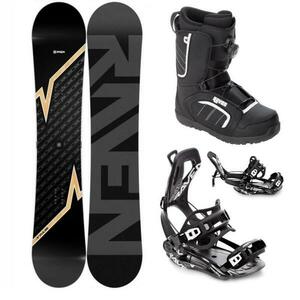 Raven Pulse snowboard + Raven Fastec FT360 black vázání + Raven Target ATOP obuv - 167 cm Wide + XL (EU 43-46) obraz