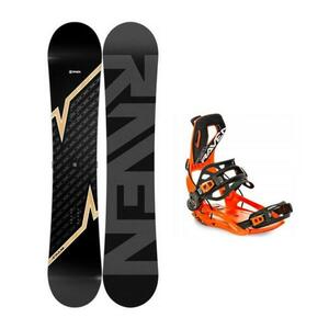 Raven Pulse snowboard + Raven Fastec FT360 orange vázání + sleva 400, - na příslušenství - 167 cm Wide + XL (EU 43-46) obraz