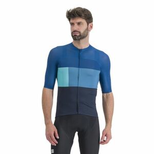 Pánský cyklistický dres s krátkým rukávem SPORTFUL-Snap jersey, galaxy blue/dark berry blue obraz