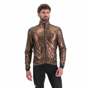 Pánská cyklistická bunda SPORTFUL-Giara packable jacket, metal bronze obraz