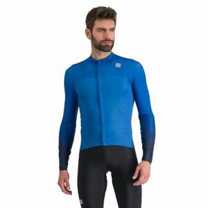 Pánský cyklistický dres s dlouhým rukávem SPORTFUL-Bodyfit pro jersey, blue denim galaxy blue obraz