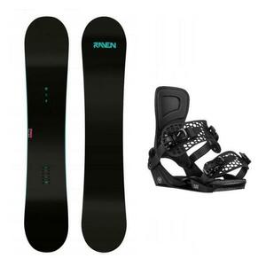 Raven Pure mint dámský snowboard + Gravity Rise black vázání - 143 cm + M (EU 38-41) obraz