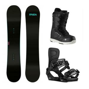 Raven Pure mint dámský snowboard + Gravity Rise black vázání + Gravity Bliss black/white boty - 143 cm + M (EU 38-41) obraz