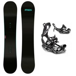 Raven Pure mint dámský snowboard + Raven FT360 black snowboardové vázání - 150 cm + L (EU 41-44) obraz