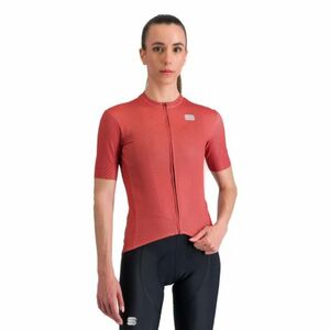 Dámský cyklistický dres s krátkým rukávem SPORTFUL-Checkmate w jersey, pompelmo mauve obraz