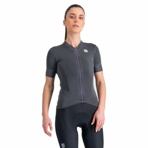 Dámský cyklistický dres s krátkým rukávem SPORTFUL-Monocrom w jersey, anthracite obraz