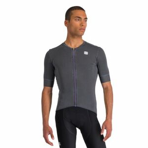 Pánský cyklistický dres s krátkým rukávem SPORTFUL-Monocrom jersey, anthracite obraz