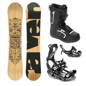 Raven Solid classic snowboard + Raven Fastec FT360 black vázání + Raven Target ATOP obuv - 168W cm + XL (EU 43-46) obraz
