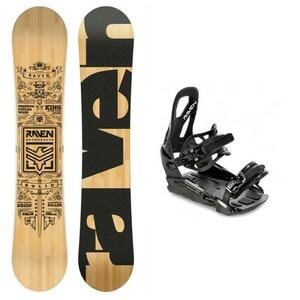 Raven Solid classic snowboard + Raven S230 Black vázání + sleva 300, - na příslušenství - 168W cm + vázání M/L (EU 41-47) obraz