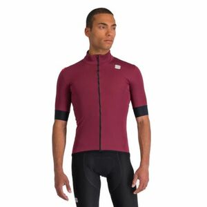 Pánská cyklistická bunda SPORTFUL-Fiandre light no rain jacket short sleeve, red wine obraz
