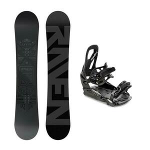 Raven Solid steel snowboard + Raven S230 Black snowboardové vázání - 149 cm + vázání M/L (EU 41-47) obraz