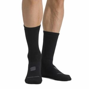 Cyklistické ponožky SPORTFUL-Merino wool 18 socks, black anthracite obraz