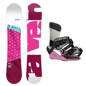 Raven Style Pink dámský snowboard + Gravity Fenix grey/rose vázání - 150 cm + S (EU 37) obraz