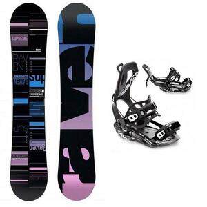 Raven Supreme black dámský snowboard + Raven FT360 black vázání + sleva 400, - na příslušenství - 153 cm + L (EU 41-44) obraz