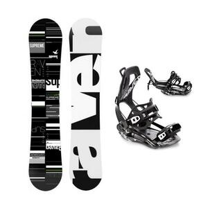 Raven Supreme black/green snowboard + Raven Fastec FT360 black vázání - 160 cm + XL (EU 43-46) obraz