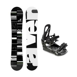 Raven Supreme black/green snowboard + Raven S230 Black vázání - 160 cm + vázání M/L (EU 41-47) obraz