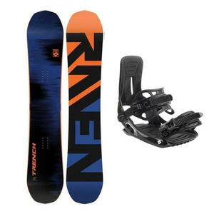 Raven Trench Carbon pánský snowboard + Hatchey Tactic snowboardové vázání - 162W cm + white/black EU 39-46 obraz