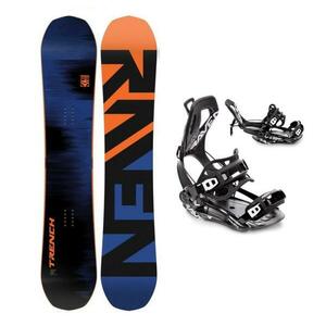 Raven Trench Carbon pánský snowboard + Raven Fastec FT360 black vázání - 162W cm + XL (EU 43-46) obraz