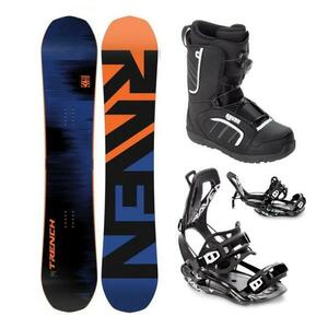 Raven Trench Carbon snowboard + Raven Fastec FT360 black vázání + Raven Target ATOP obuv - 162W cm + XL (EU 43-46) obraz