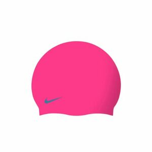 Juniorská plavecká čepice NIKE SWIM-SOLID SILICONE CAP PINK S-PINK S obraz