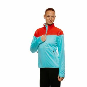 Dámská turistická mikina se zipem EVERETT-FleeCa W blue obraz