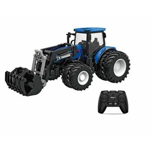 RC TRAKTOR s kombinovaným čelním nakladačem a dvojitými koly 1/24 obraz