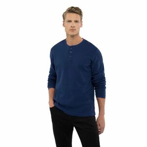 Pánské triko s dlouhým rukávem VOLCANO-L-KROTI-600-NAVY obraz