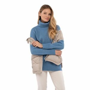Dámský svetr VOLCANO-S-HEBE-601M-BLUE MEL obraz