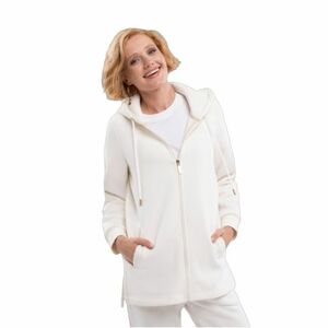 Dámská zateplená mikina se zipem VOLCANO-B-FLOFI-101-CREAM obraz