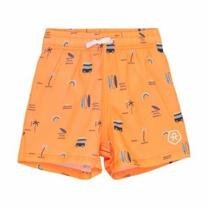 Plavky COLOR KIDS-Swim Shorts, AOP-3520-Orange Pop obraz