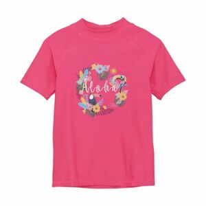 Dětské triko na koupání COLOR KIDS-T-shirt W. Print-5170-Knockout Pink obraz