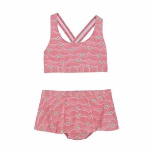 Dívčí plavky COLOR KIDS-Bikini W. frills & Skirt, AOP-5039-Plumeria obraz