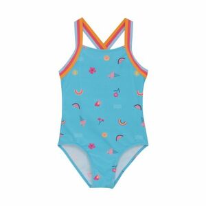 Dívčí plavky COLOR KIDS-Swimsuit W Elastic Straps, AOP-7452-River Blue obraz