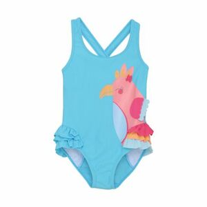 Dívčí plavky COLOR KIDS-Swimsuit W. Application-7452-River Blue obraz